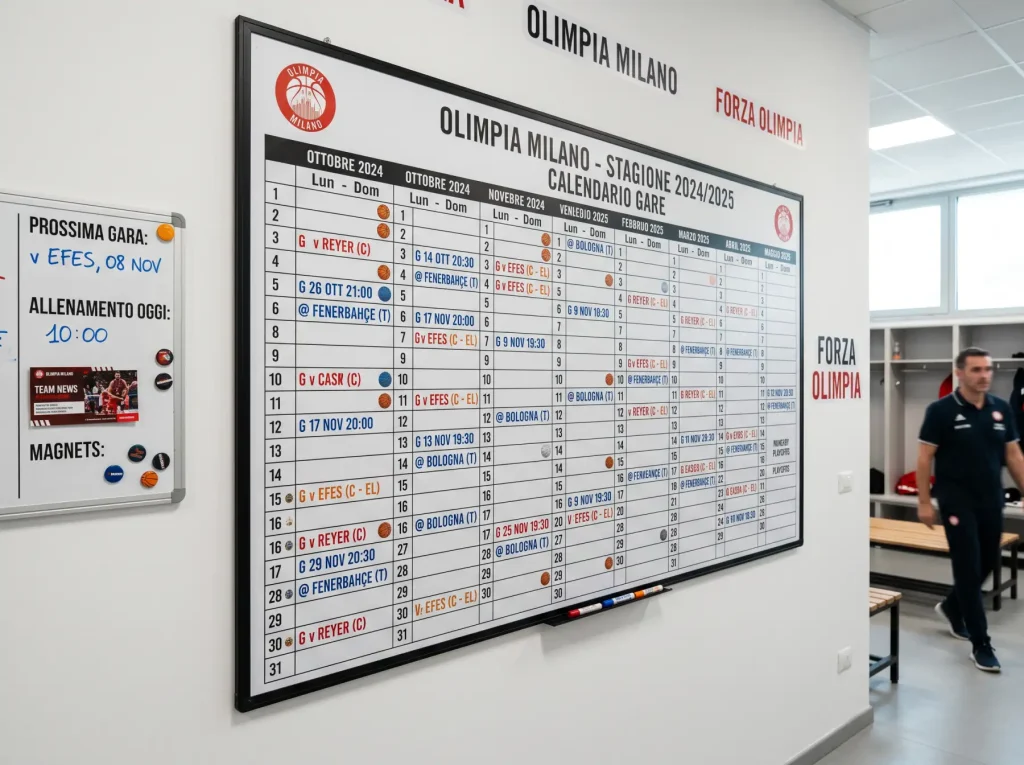 Calendario de la fase regular de la Euroliga con jornadas destacadas