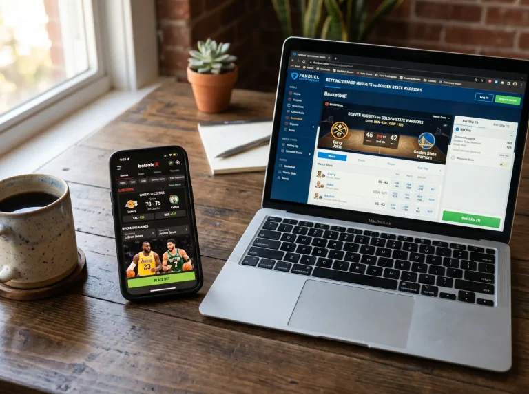 Pantalla de móvil mostrando mercados de apuestas de Euroliga en un operador español